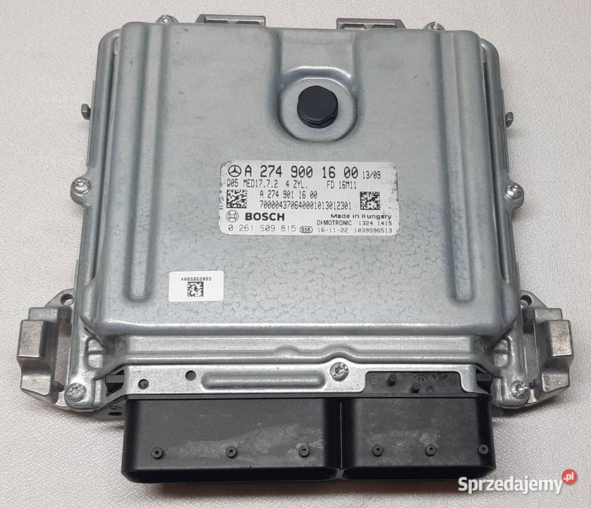 STEROWNIK ECU SILNIKA MERCEDES W205 20 CGI komputery Układ elektryczny Części samochodowe Mielęcin