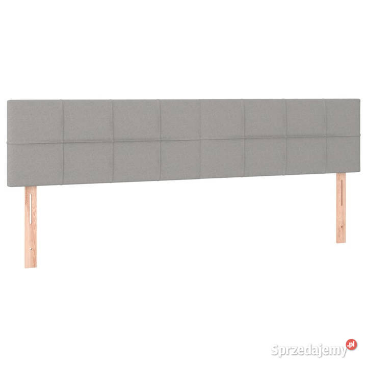 Zagłówek do łóżka z LED jasnoszary 200x5x7888 Warszawa sprzedam