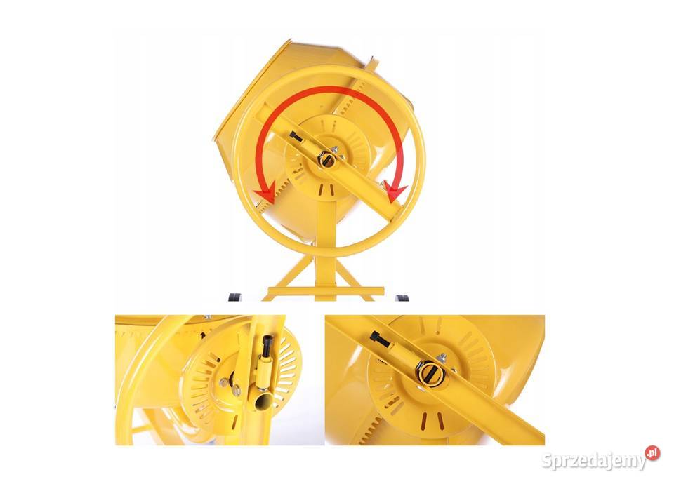 Betoniarka HIGHER 120L nowy komplet karton lubelskie sprzedam