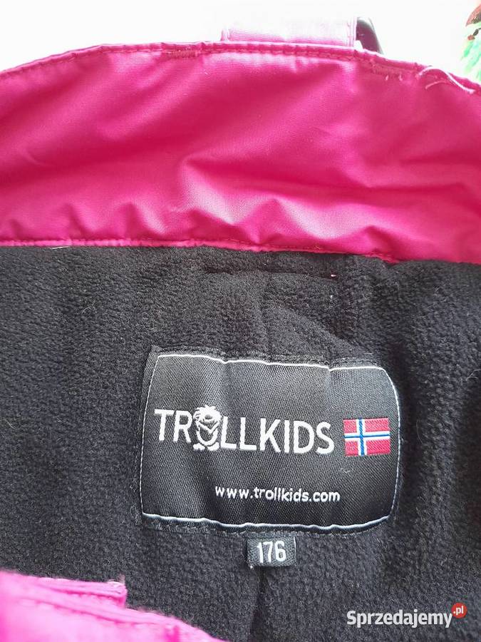 Spodnie narciarskie Trollkids M różowy Spodnie Bogatynia