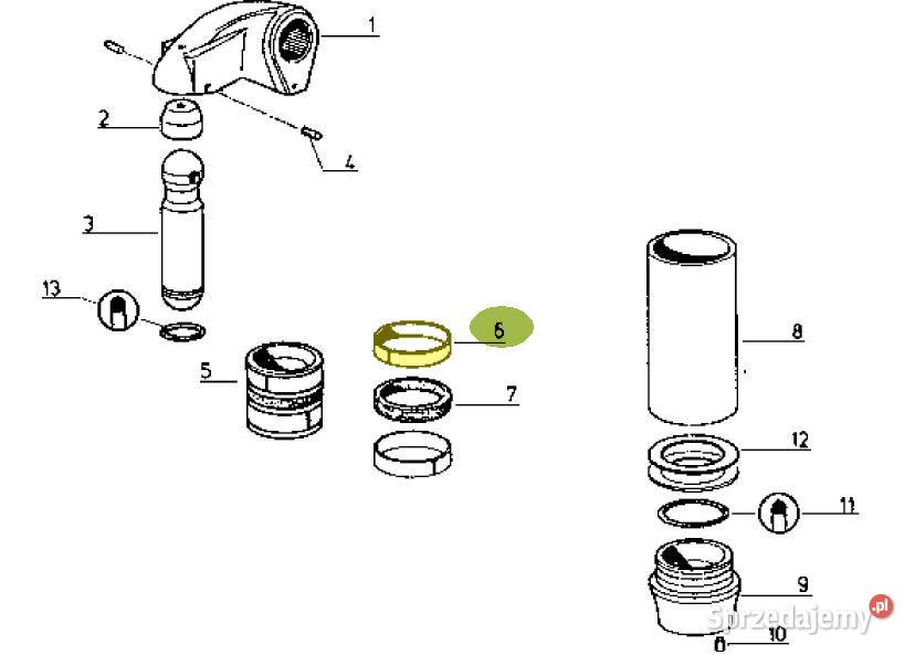 Pierścień uszczelniający podnośnika Claas podlaskie Białystok sprzedam
