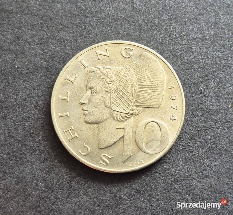 84 AUSTRIA 10 Schilling 1974 r Wola Kruszyńska
