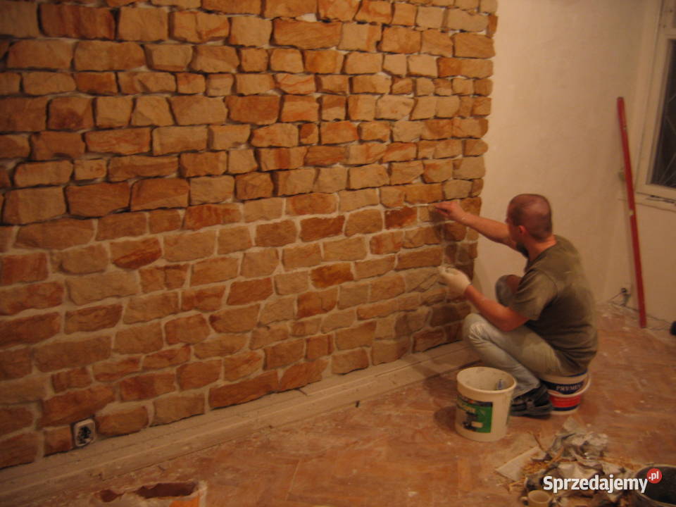 Płytki rustykalne stara cegła na dom elewacje łódzkie Radomsko