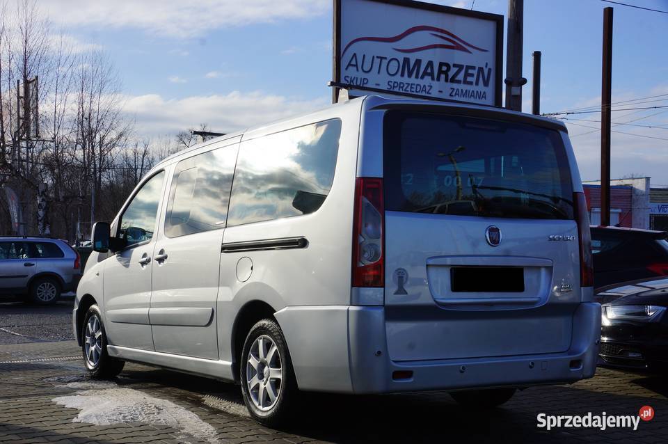 Fiat Scudo 20 Diesel 136 8osób Klimatronic Zarejestrowany w Polsce Nowy Sącz