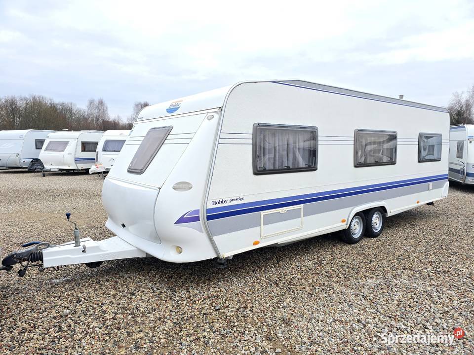 HOBBY 650XXL3 sypialnie 7 osób Prysznic WC Kempingowe mazowieckie Warszawa