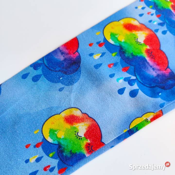 Legginsy w deszczowe chmurki handmade 92 Katowice sprzedam