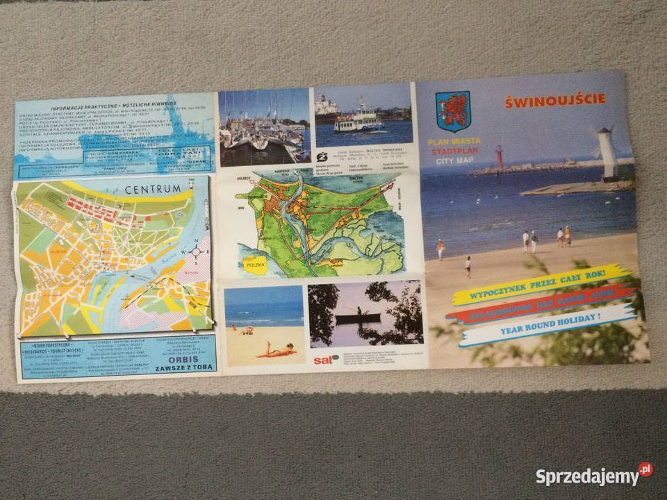 757 Świnoujście Plan Miasta Szczecin sprzedam