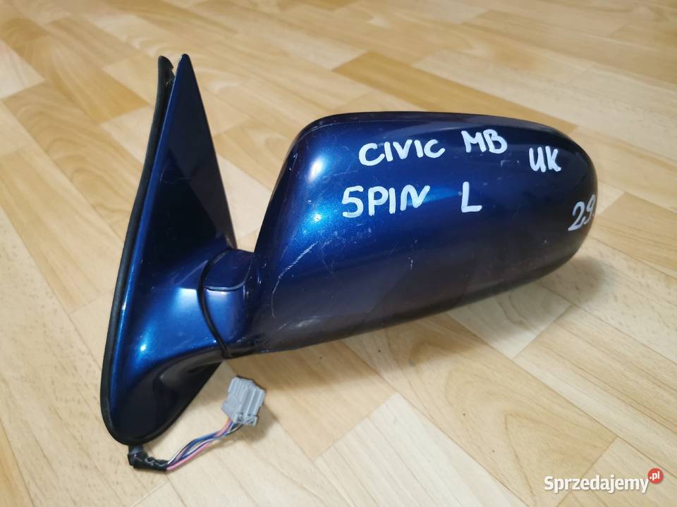 Lusterko Lewe Honda Civic VI 5D MB Angielka Głowno