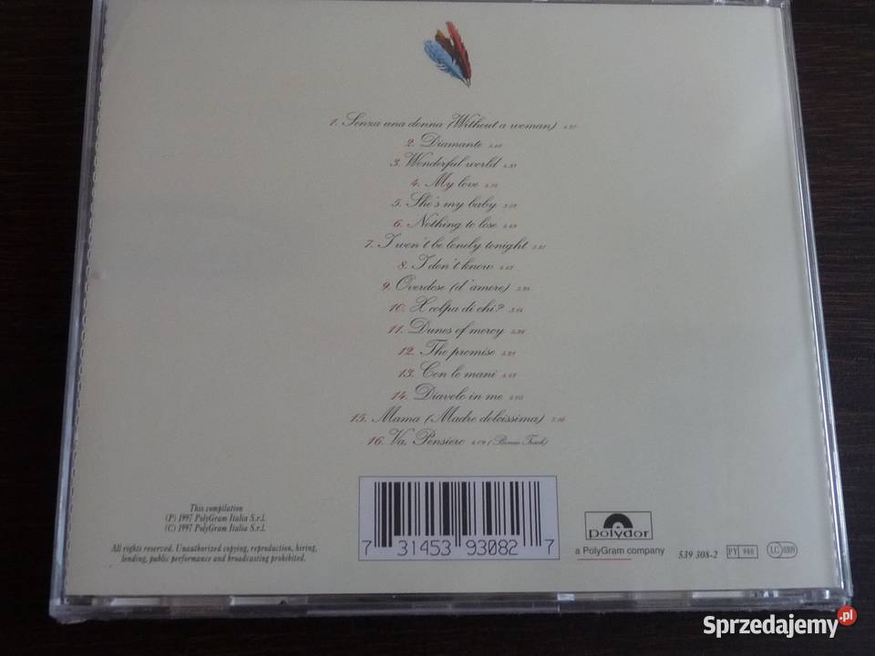 Zucchero The Best Of Zucchero CD nowafolia Wrocław