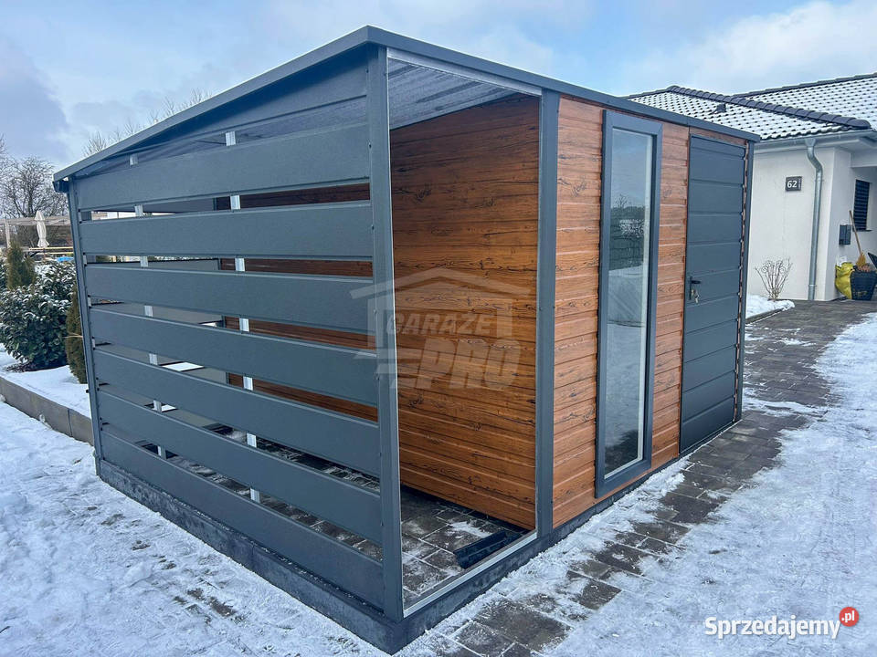 Schowek domek ogrodowy 25x3 m wiata 1m drzwi Jelenia Góra