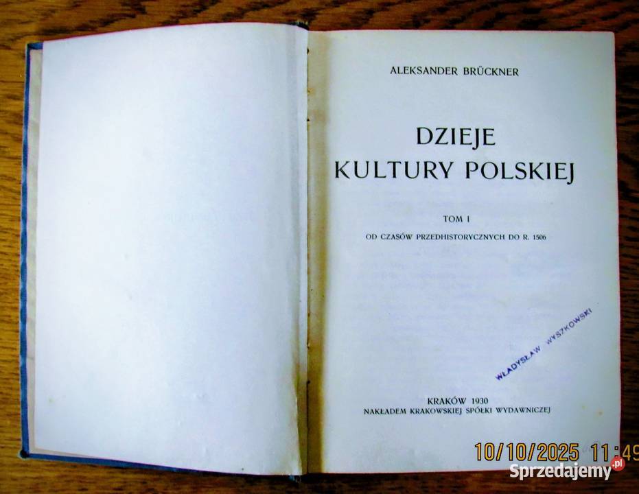 Dzieje kultury polskiej tI 1930r