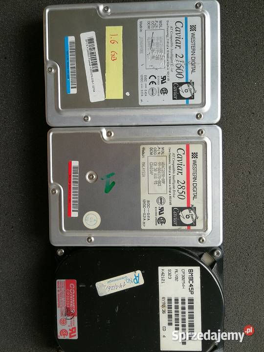 Dysk 35 QUANTUM Fireball 1280AT PATA IDE ATA wewnętrzny Dyski Szczecin sprzedam