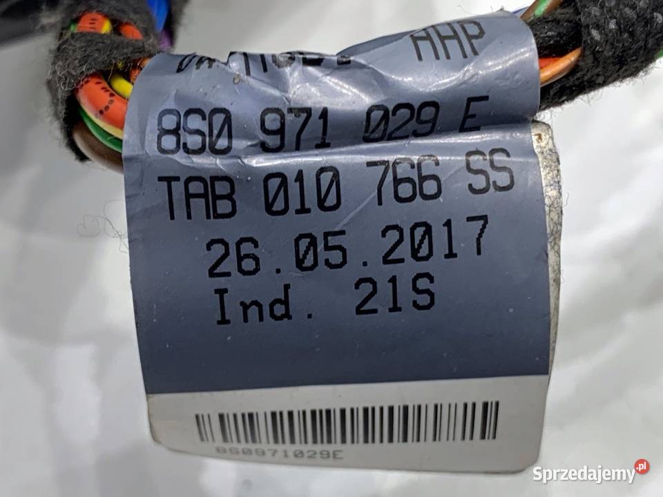 WIĄZKA DRZWI PRZÓD LEWA AUDI TT 8S 8S0971029E 25 podkarpackie