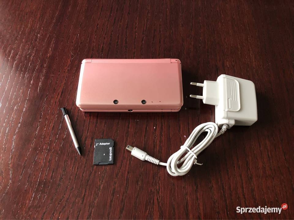 Konsola Nintendo 3DS Pearl Pink akcesoria Turobin