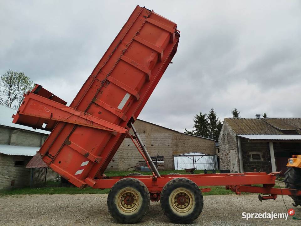 Przyczepa skorupa 14 ton nieuszkodzony Liwki Szlacheckie sprzedam