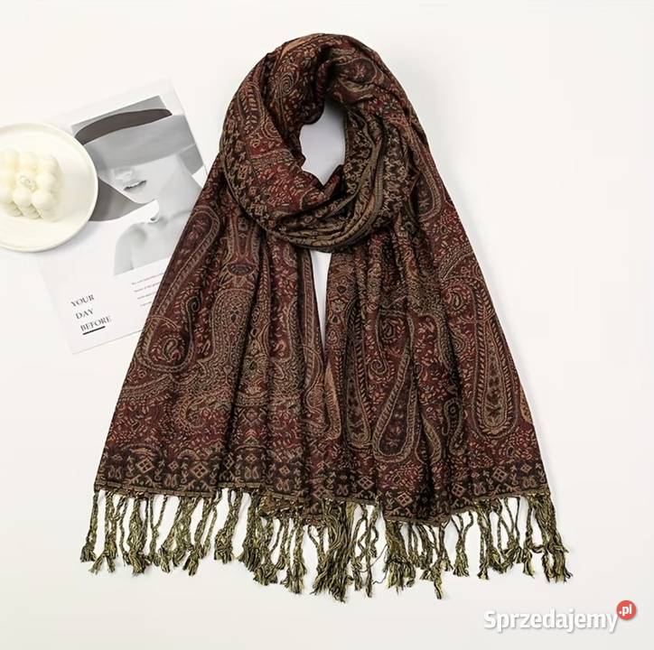 Elegant Paisley Shawl Elegancki Szal w Paisley Katowice