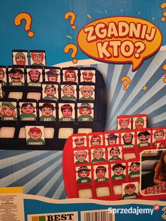 Nowa Gra ZGADNIJ KTO TO 3 lata+ Włocławek sprzedam