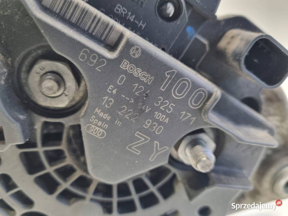 ALTERNATOR Opel Astra III H 14 16V bosch Rudka