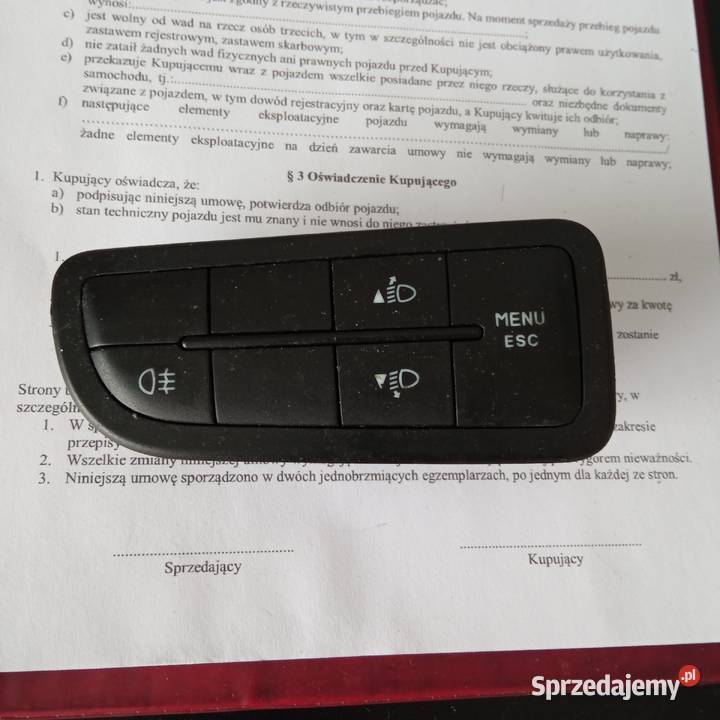 Fiat florino włącznik świateł menu Szczecin