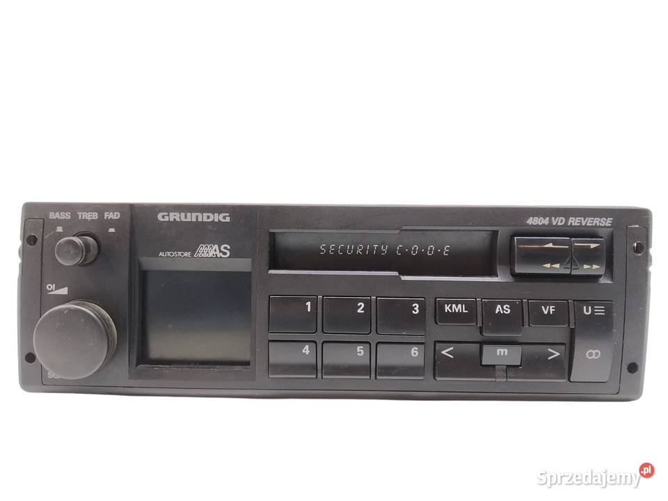 RADIO GRUNDIG 4804VD REVERSE VW Volkswagen Lupo Rok produkcji 1999