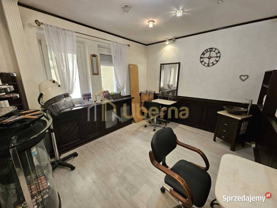 Gotowy salon fryzjerskokosmetyczny 125m2 dojazd asfaltowy Szczecin