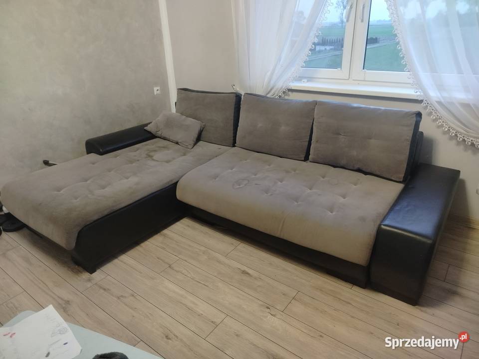 Narożnik kanapa narożna z funkcją spania Pigża