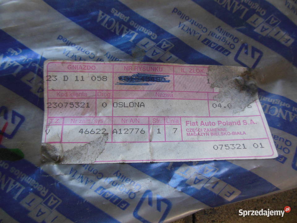 181545480 Listwa drzwi tylnych Fiat One 19891997 śląskie Kozy