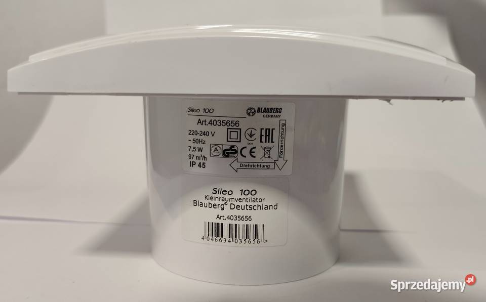 Wentylator łazienkowy Blauberg SILEO 100 Warszawa