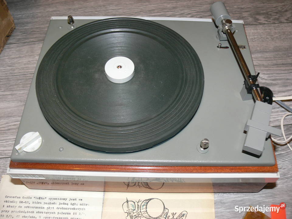 Zabytkowy Gramofon Fonica Delta 450G MonoStereo Antyki