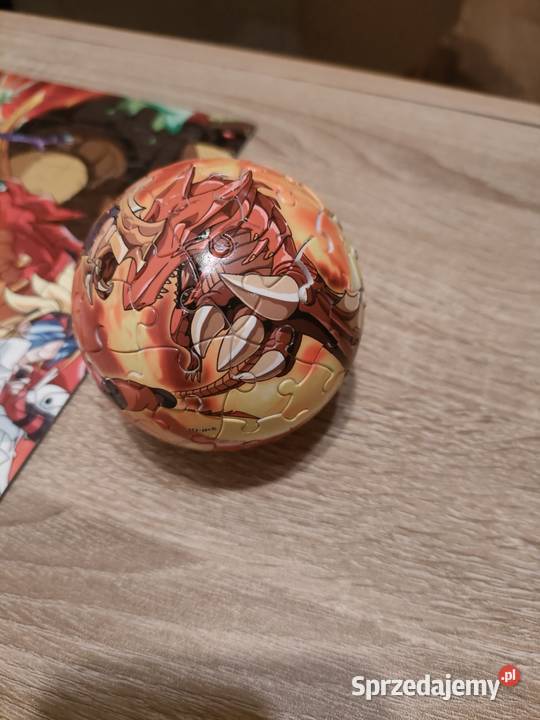Puzzle Bakugan 2w1 3D Brak 1 elem podkarpackie Rzeszów sprzedam