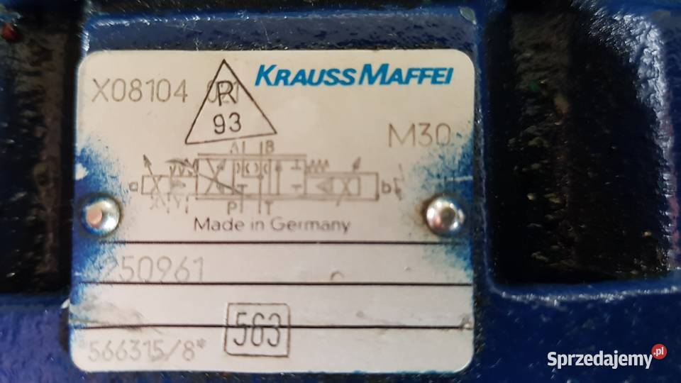 Zawór hydrauliczny Krauss Maffei H1011 Produkcja zachodniopomorskie Białogard sprzedam