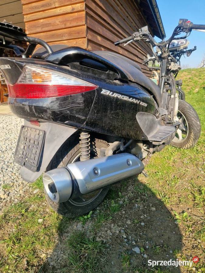 Suzuki burgman 125 w całości na części 2008r podkarpackie Krosno