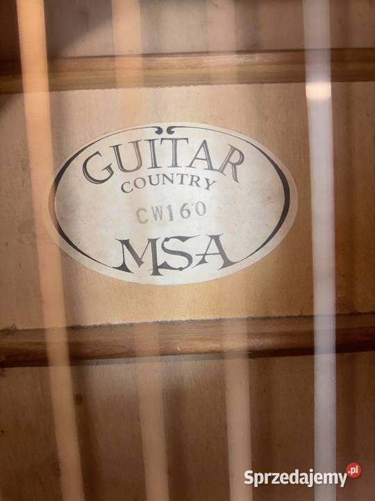 Wyjątkowa Gitara Akustyczna lubelskie sprzedam
