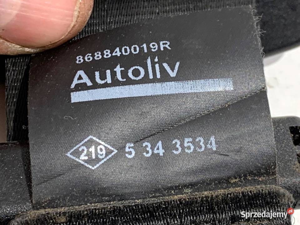 PAS BEZPIECZEŃSTWA PRAWY PRZÓD RENAULT MASTER