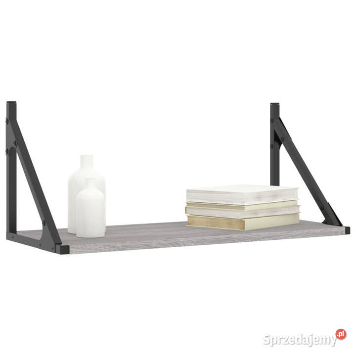 Półki ścienne 2 szary dąb sonoma 60x25x255 mazowieckie