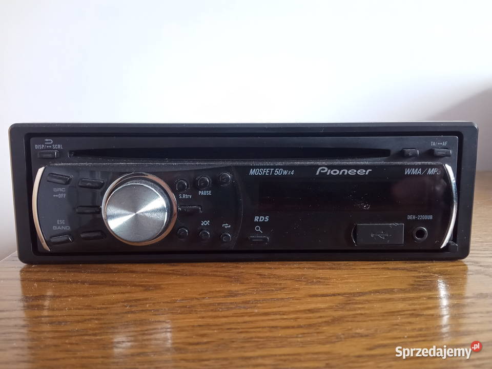 Radio CD USB Pioneer DEH2200UB 4x50W MOSFET Dębica