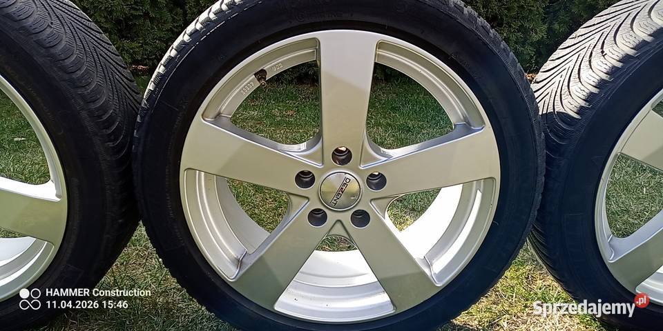 koła aluminiowe 17 Dezent z oponami VW AudiSkoda