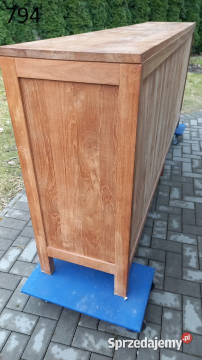 Komoda teak drewniana kolonialna Szafka pod