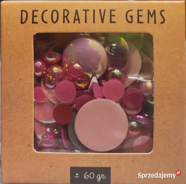 Zmieszane diamenty kamyki dekoracyjne 60gr Warszawa