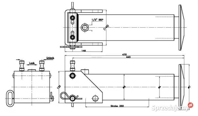 Stopa podporowa hydrauliczna 85250CS z Przasnysz