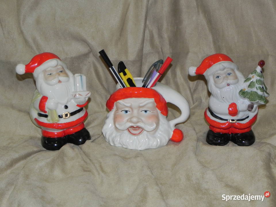 Porcelana na święta Mikołaj Śnieżynka ozdoba wielkopolskie Środa Wielkopolska