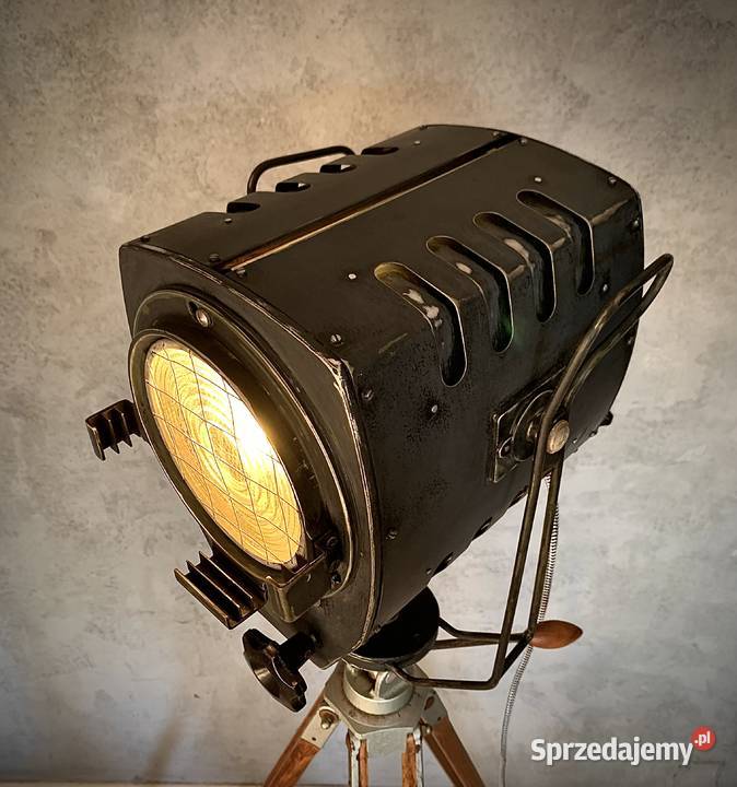 Lampa loft teatralna zabytek lata 70 prl wielkopolskie Poznań sprzedam