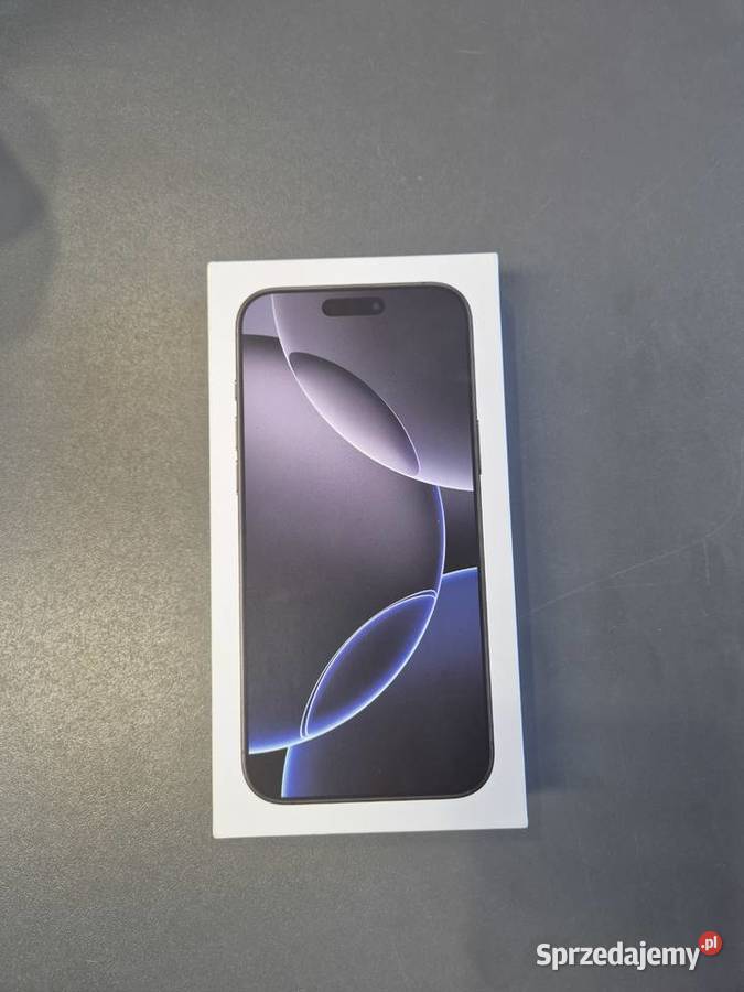 Syndyk sprzeda Iphone 16 Pro 256 GB Black Apple / iPhone Elektronika Wejherowo