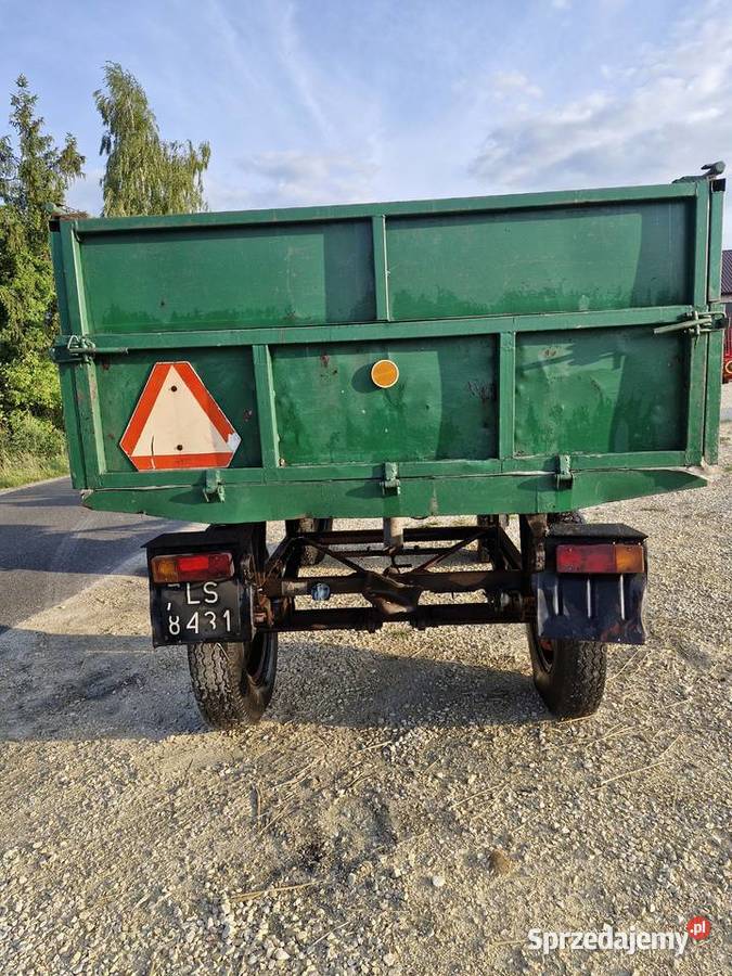 Przyczepa Wywrotka SANOK D44B Podwójne burty łódzkie Tuszyn