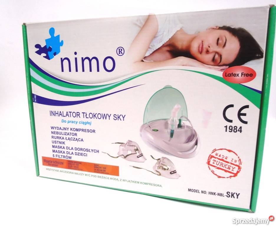 Inhalator NIMO SKY ciągła Koszalin sprzedam