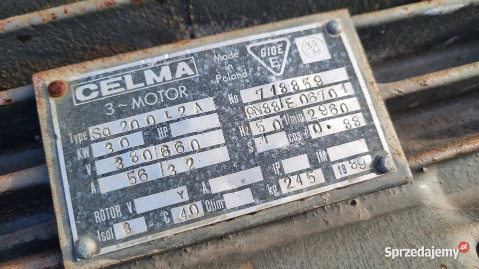 Młyn bijakowy 30kW do zrębki Karsin sprzedam