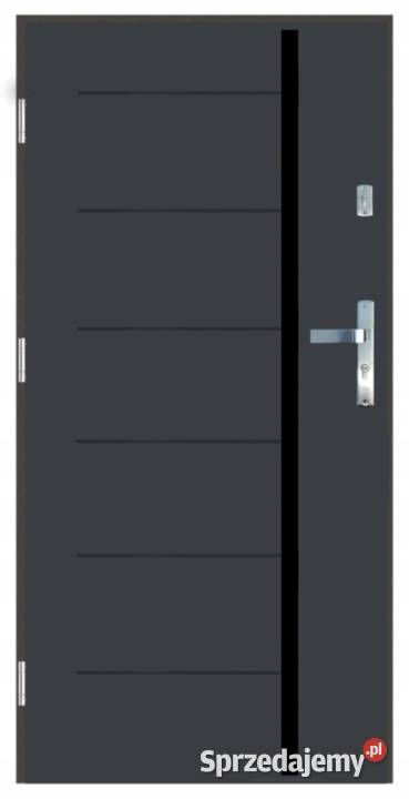 Drzwi wejściowe GADOT 72mm SA08T CP BLACK 3 Budowa