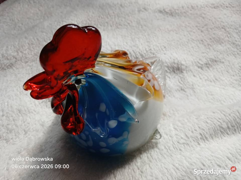 Duży kogut Murano Warszawa