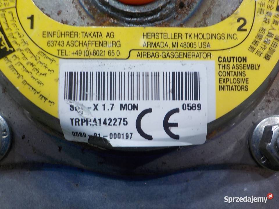 TOYOTA YARIS III 15 B AUT 17 HB 5D AIRBAG Poduszki powietrzne Suków