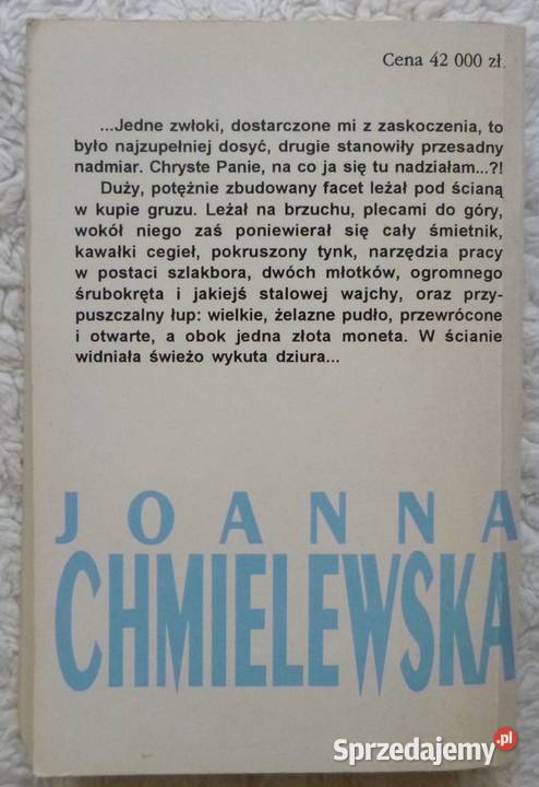 Drugi wątek Joanna Chmielewska Warszawa